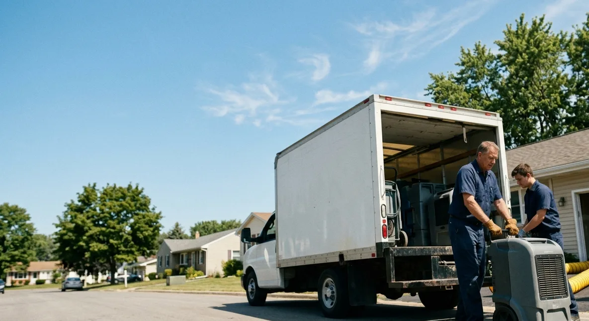 Water Damage Cleanup in Amery, WI near me